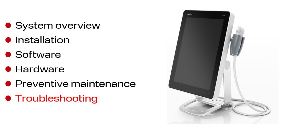 Mindray TE7 | Типичные поломки | Troubleshooting.