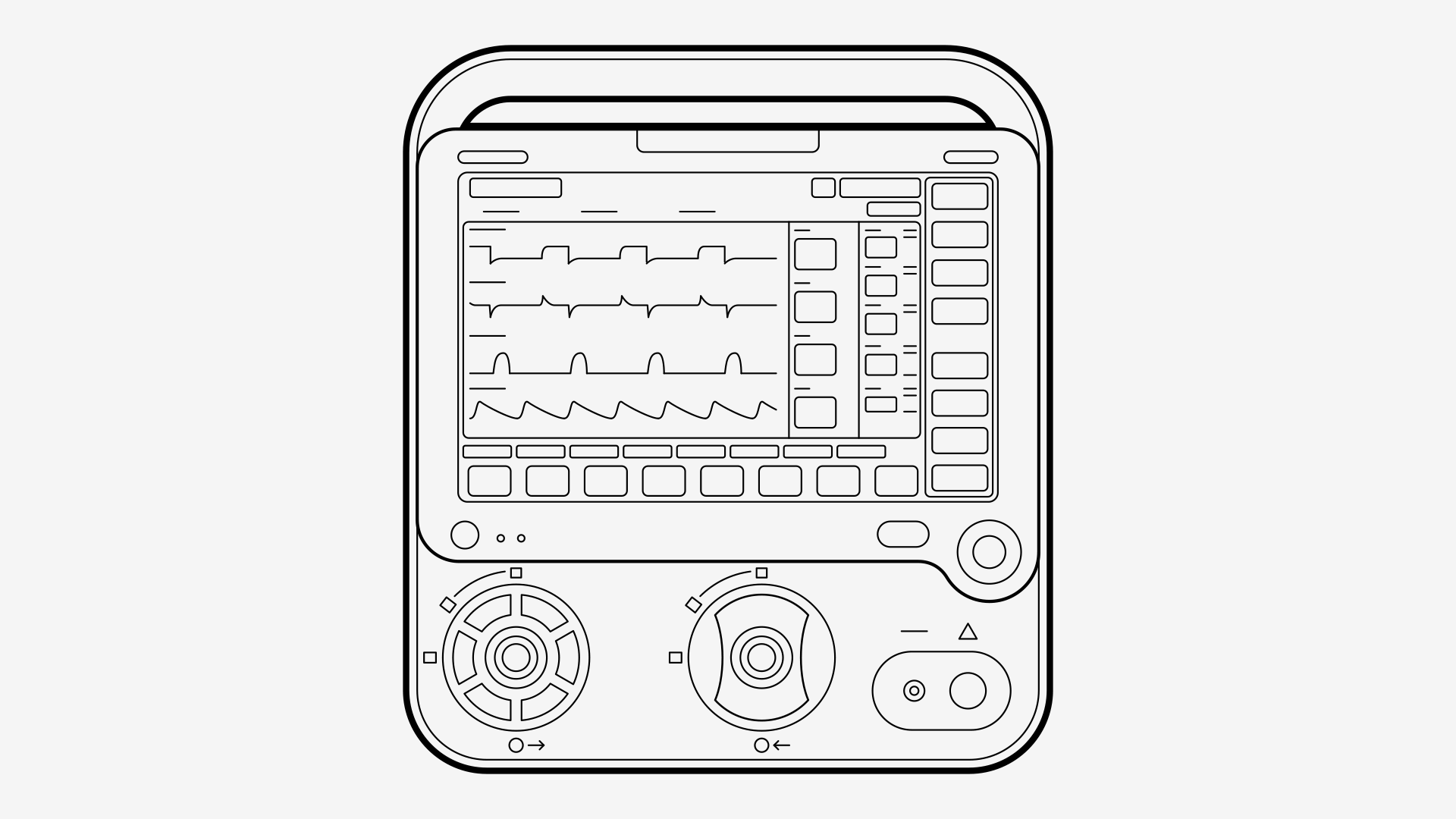 Основная плата EV20 PCBA (VGA & nurse call)