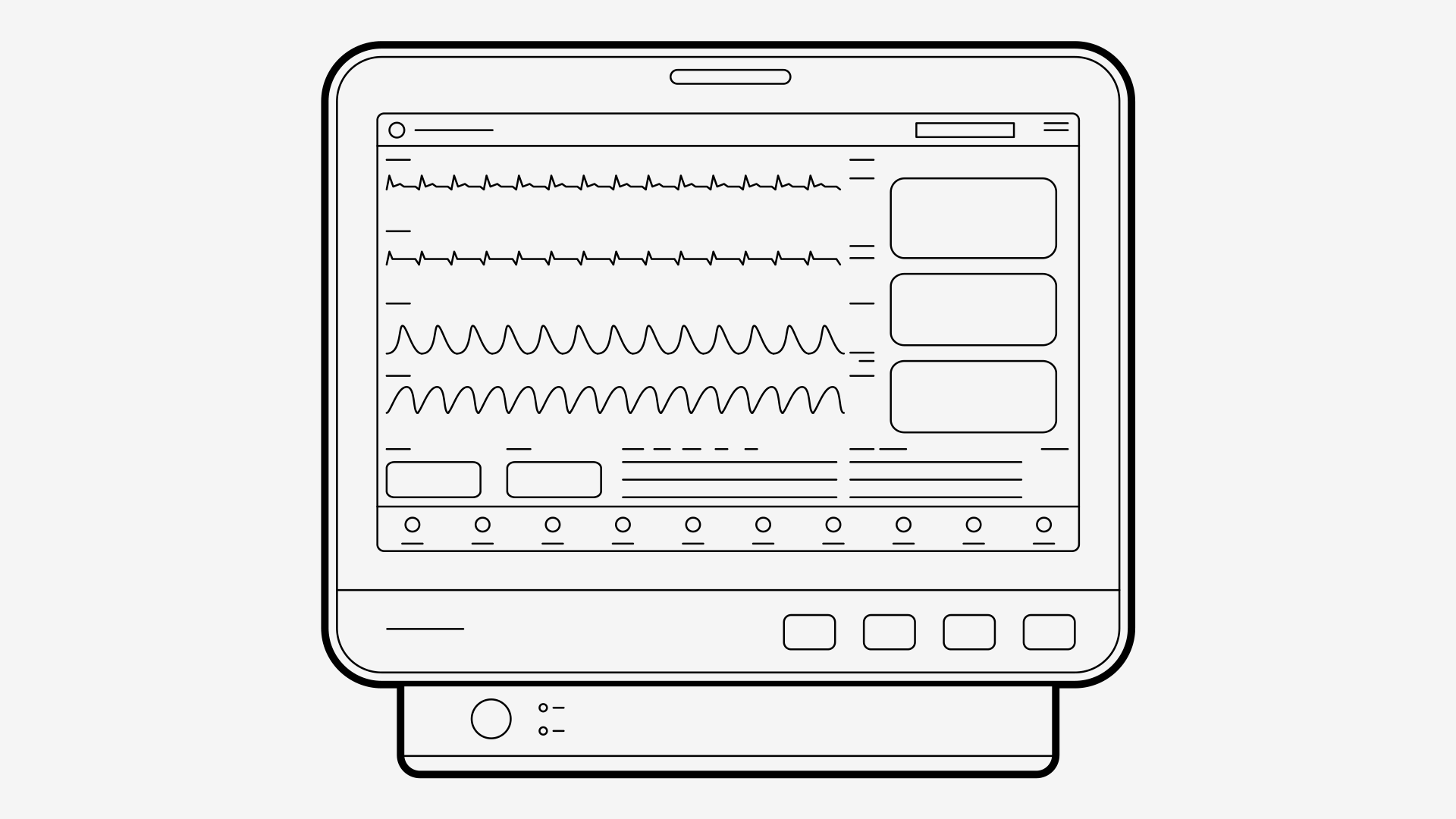 Кабель модуля ePM M02D (Type C machine)
