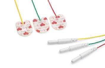 Одноразовые нео 3-канальные предпроводные электроды, радиопрозрачные, IEC, 60 см