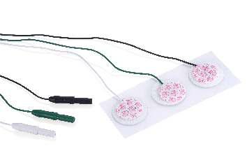Нео 3-канальные предпроводные электроды, радиотранслуцентные, AAMI, 18" (45 см)