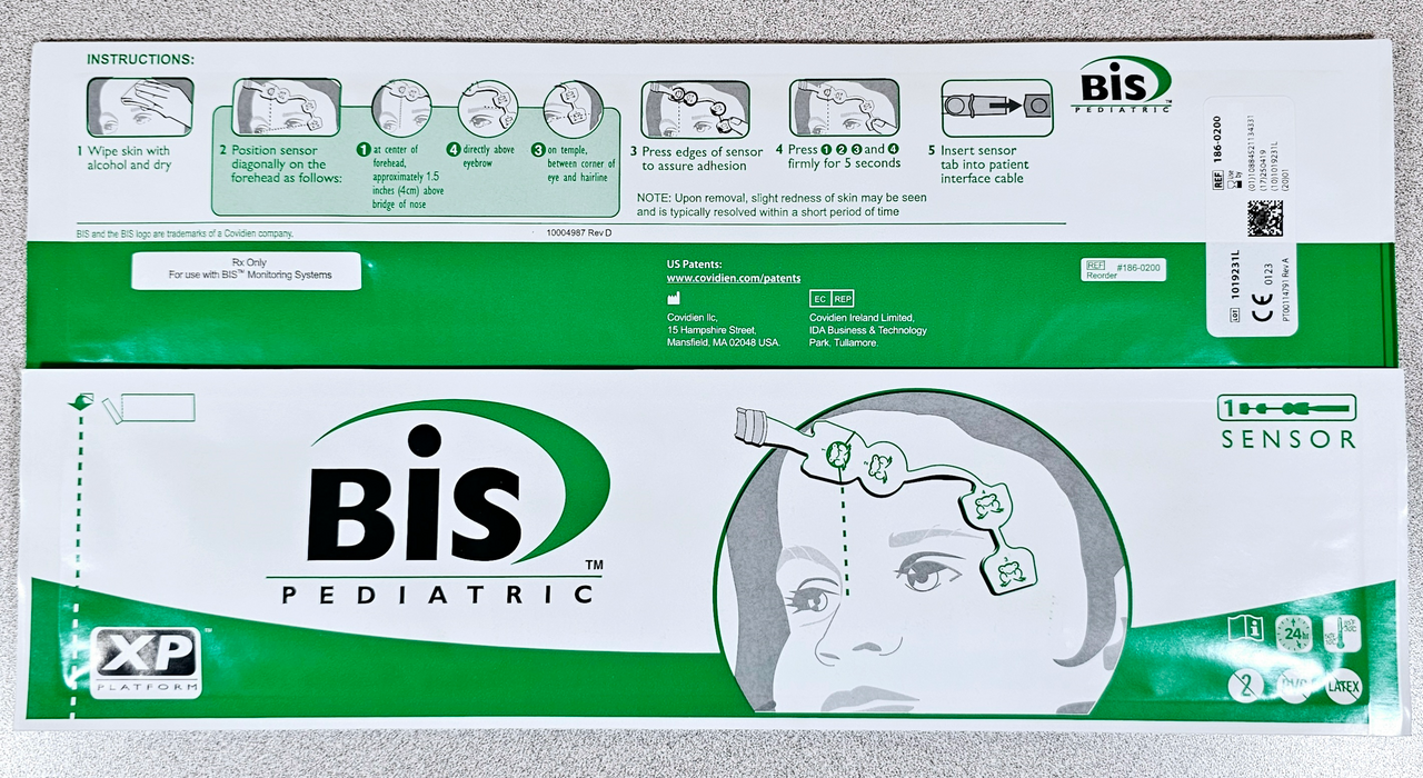 186-0200 — BIS сенсор детский (QUATRO)