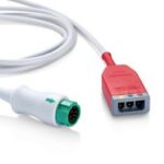 Магистральный ЭКГ-кабель, 12-контакт., 3 отв., 3 м, дет./неонат., модель EV6212