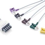 Провода ЭКГ для грудной клетки, 12 отв., 0.6 м, взр./дет., модель EL6804A