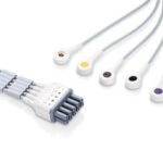 Нагрудные провода ЭКГ, 12 отв., 0.6 м, взр./дет., модель EL6804B