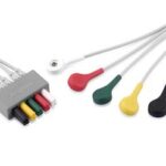 5-отведений ЭКГ, кнопка, взр/дет (1 м/1.4 м)