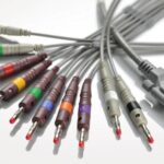 12-канальный ЭКГ кабель, AHA, Φ4 банановые разъемы