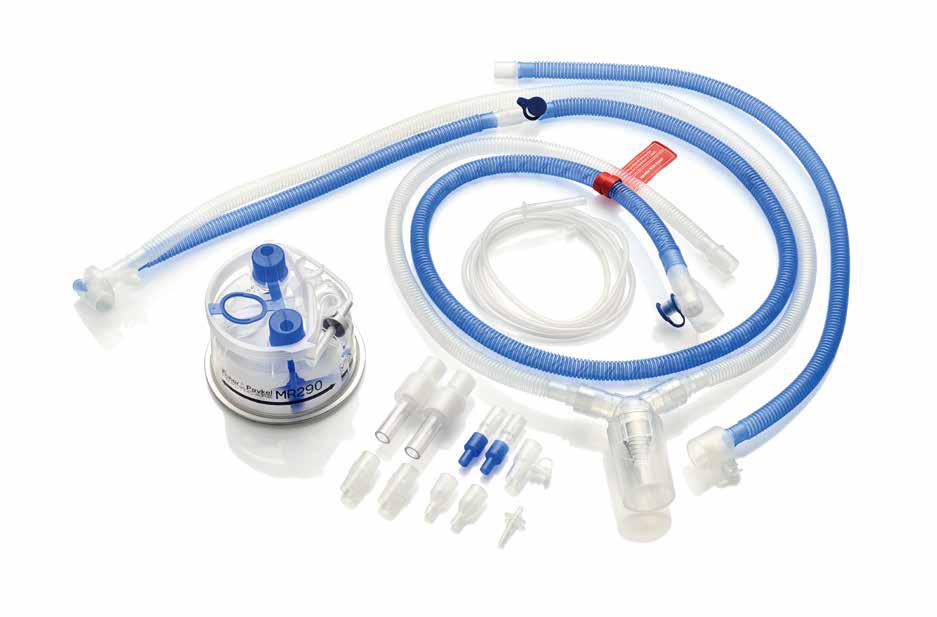 Одноразовый комплект одиночного подогреваемого дыхательного контура F&P (детский)