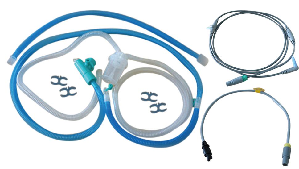 Одноразовый комплект подогреваемого дыхательного контура для аппарата JK530 (детский)