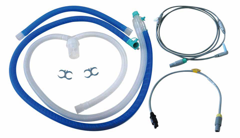 Одноразовый комплект подогреваемого дыхательного контура для аппарата JK530 (взрослый)